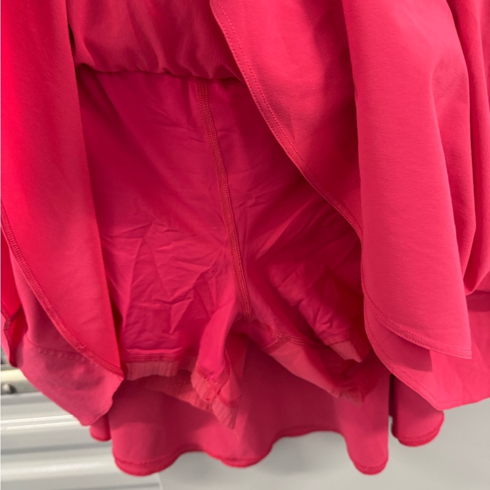 Lululemon fuchsia pink tennis skirt with built in shorts - Picture 8 of 13
